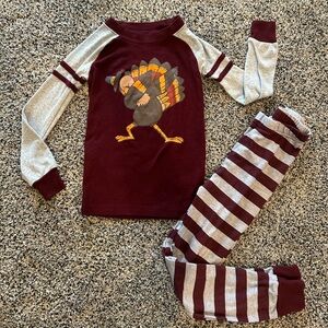 Child Turkey Pajamas — Size 6